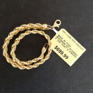 NWT 10k Gold 7" Bracelet